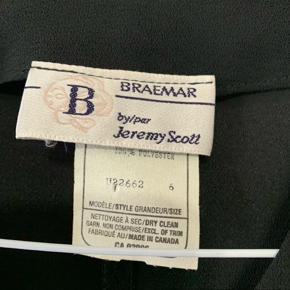 Braemar Button up Black Button Up Shirt | Size 6 - Picture 3 of 6